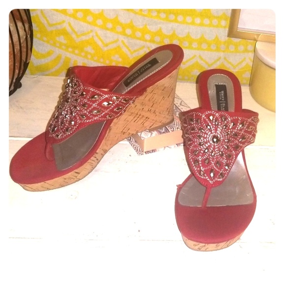 White House Black Market Shoes - White House I Black Market size 9.5 cork wedge